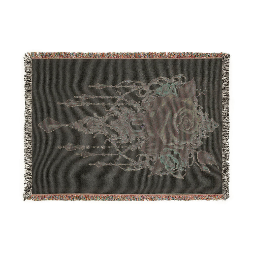 Rose Woven Blanket