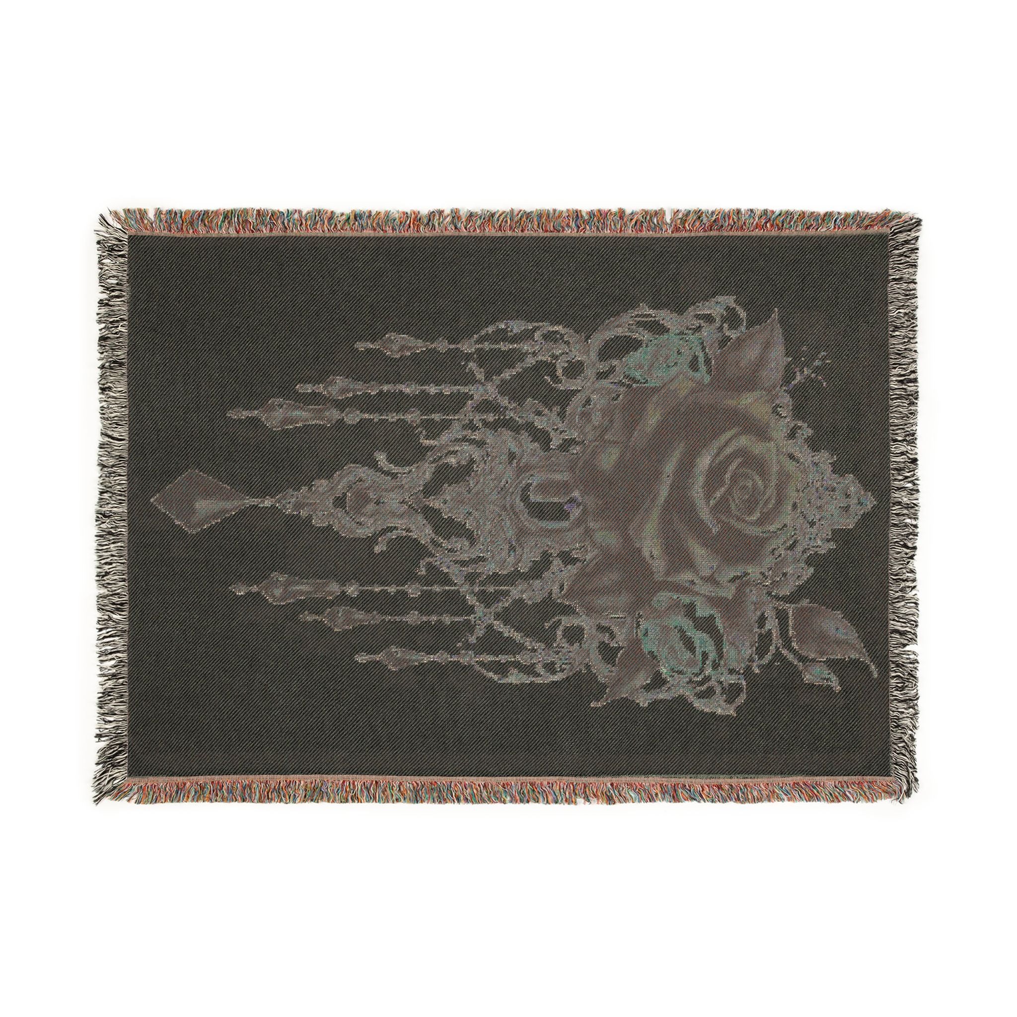 Rose Woven Blanket