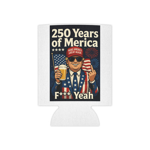 4th of July Presidential 250th Can Cooler