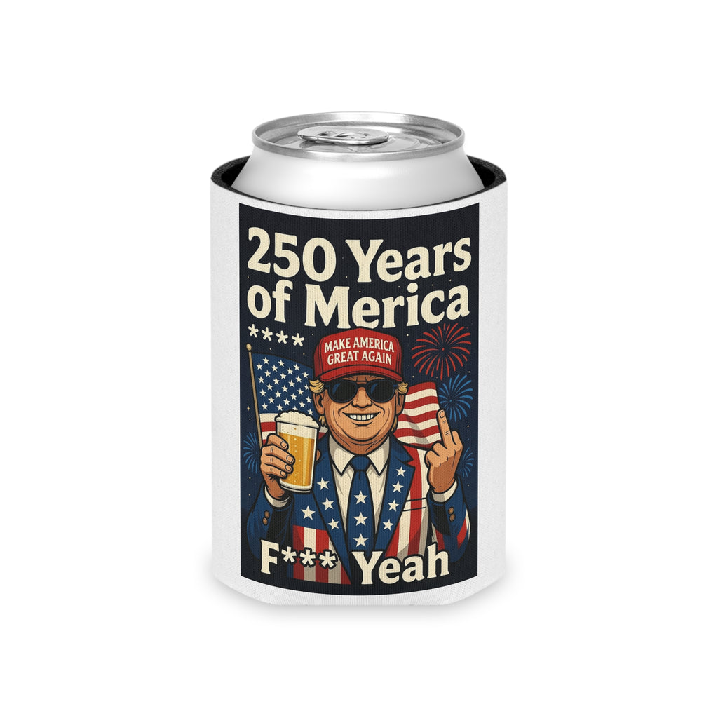 4th of July Presidential 250th Can Cooler