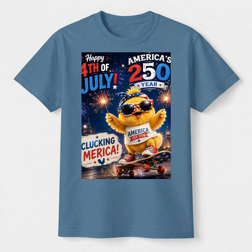 Chicken, 250 USA Unisex Heavyweight T-Shirt