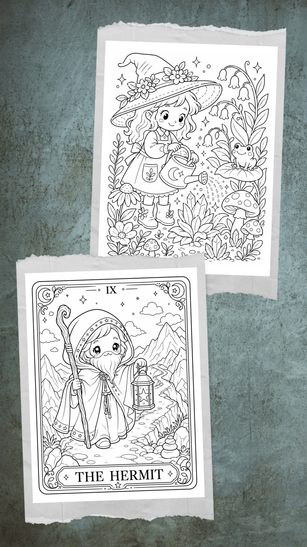 Magic, A Cute Wiccan Coloring advanture