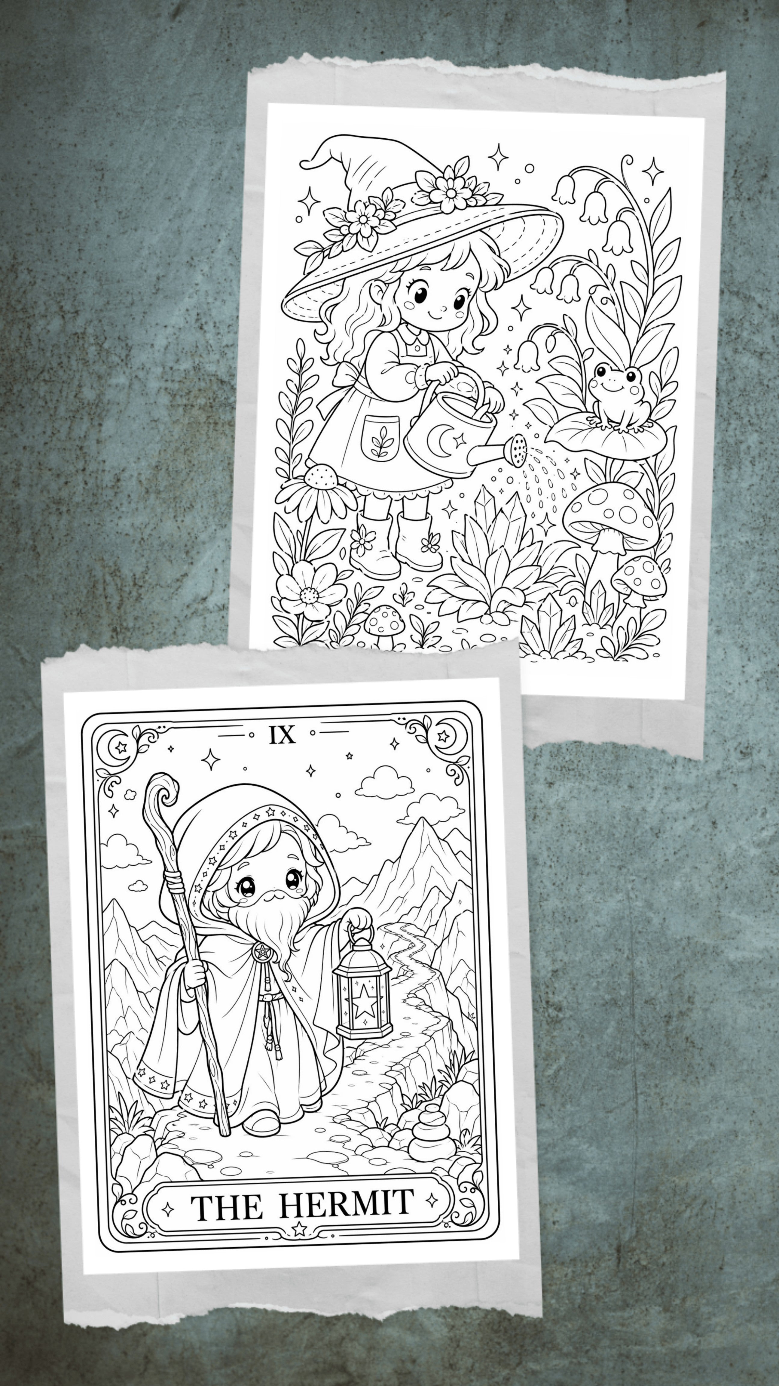Magic, A Cute Wiccan Coloring advanture