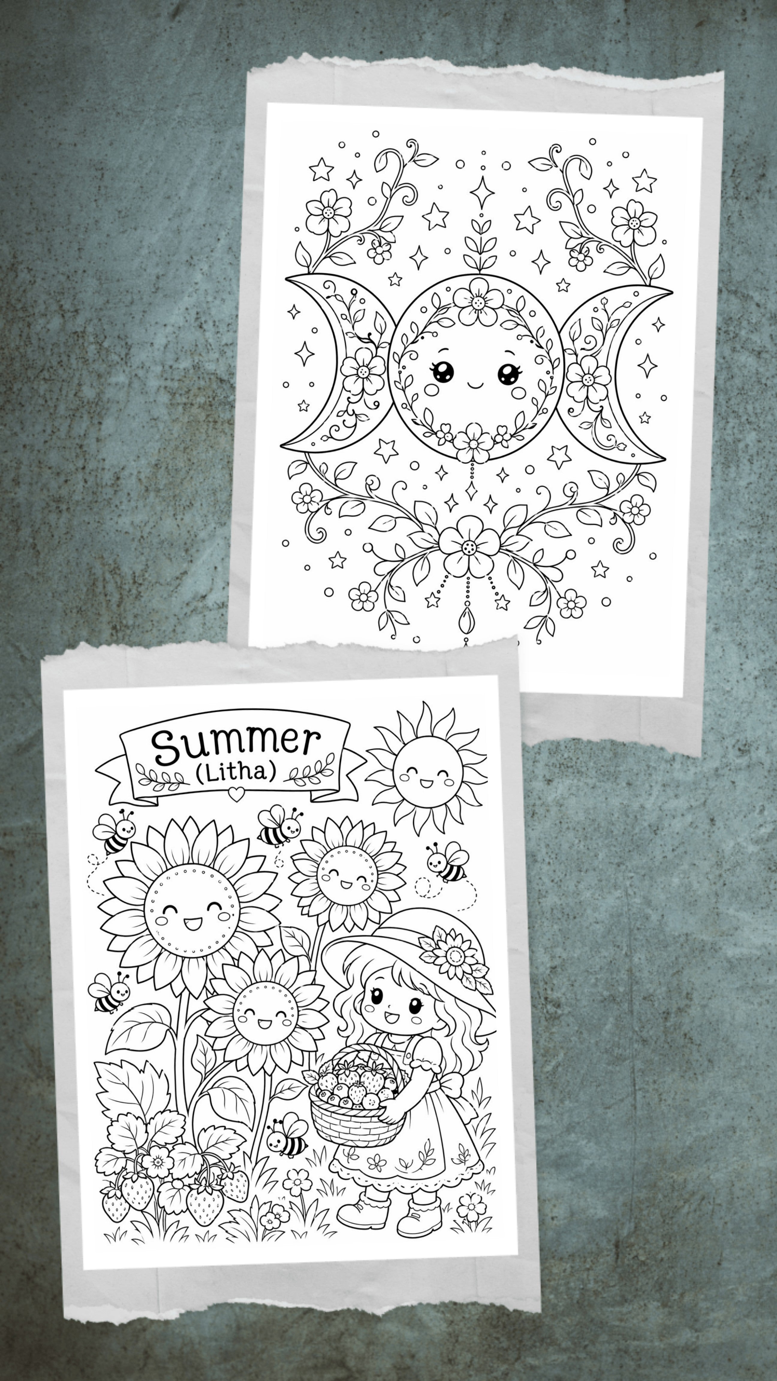 Magic, A Cute Wiccan Coloring advanture