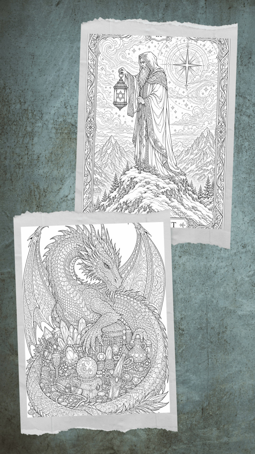 The Enchanted Path: Wiccan Tarot Coloring Book – Intricate Adult Journey
