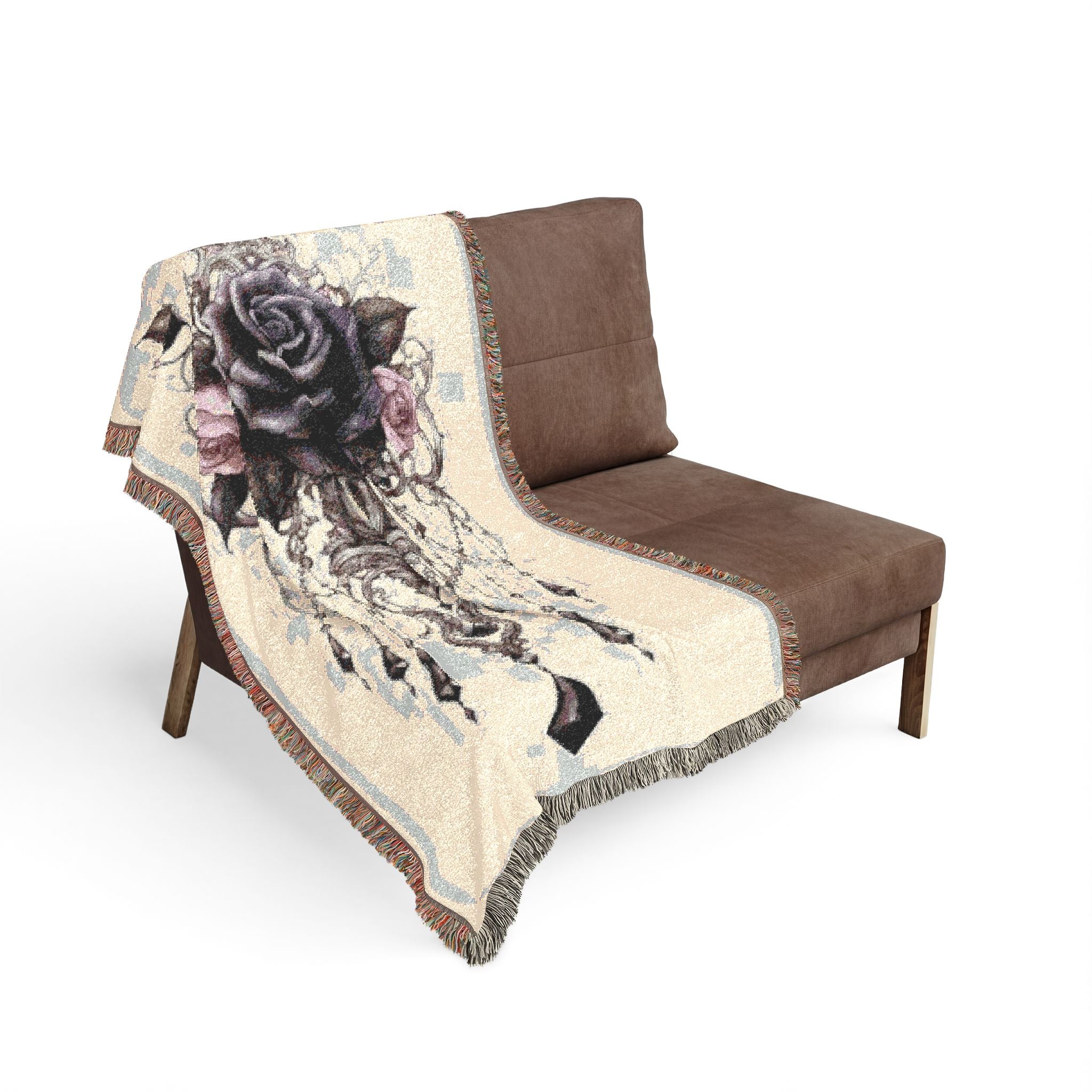 Rose Woven Blanket
