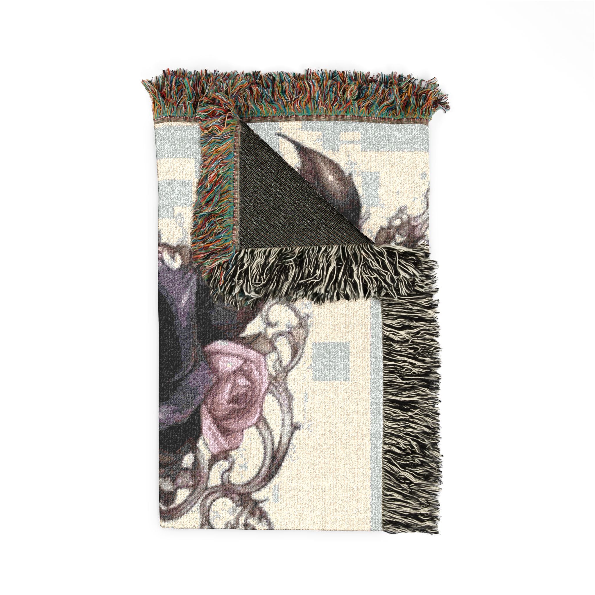 Rose Woven Blanket