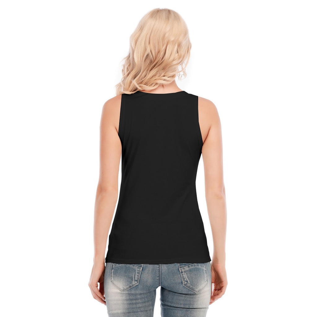 Dino, USA Print Women's Skinny Sport Tank Top