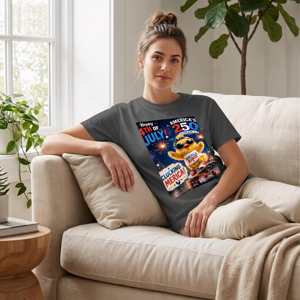 Chicken, 250 USA Unisex Heavyweight T-Shirt