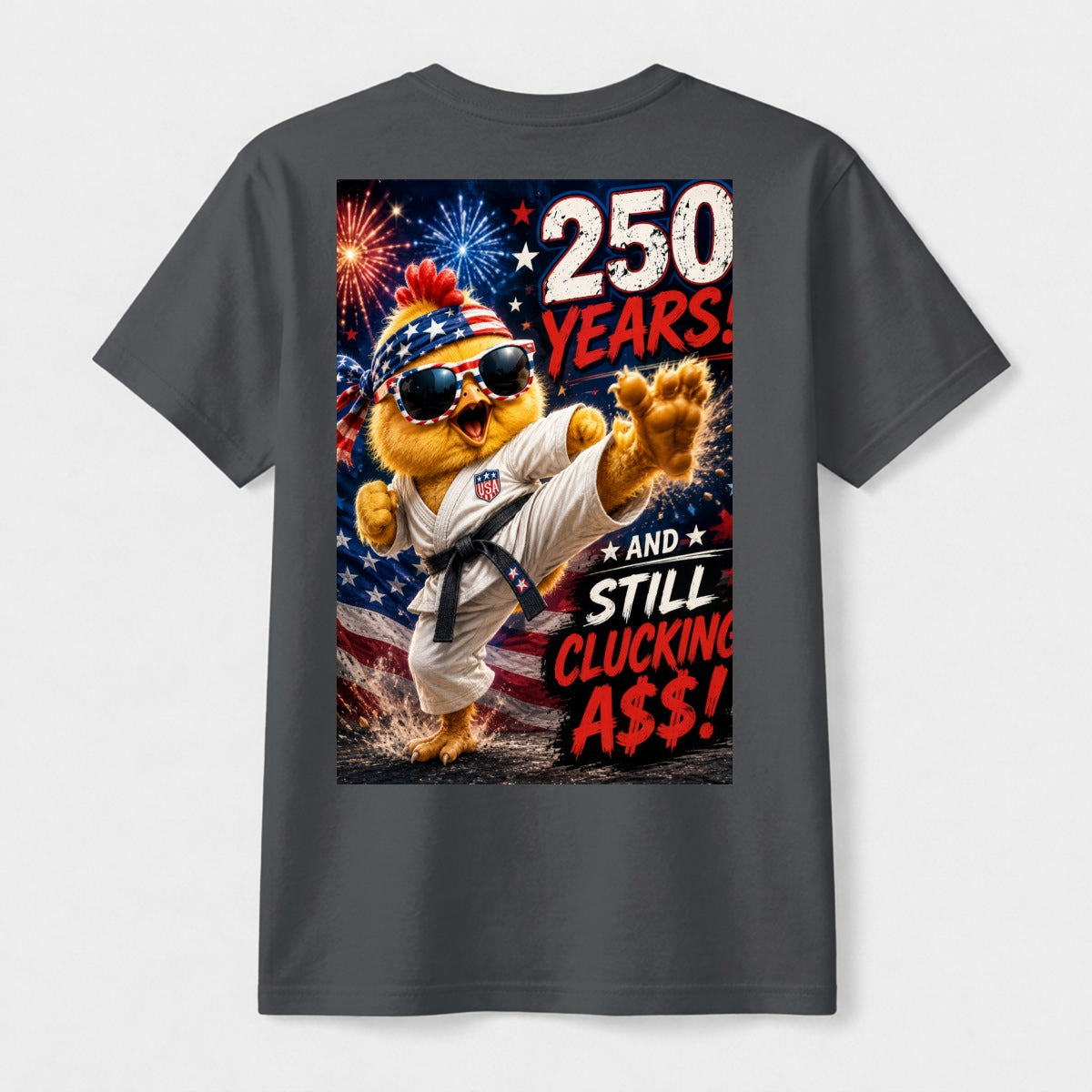 Chicken, 250 USA Unisex Heavyweight T-Shirt
