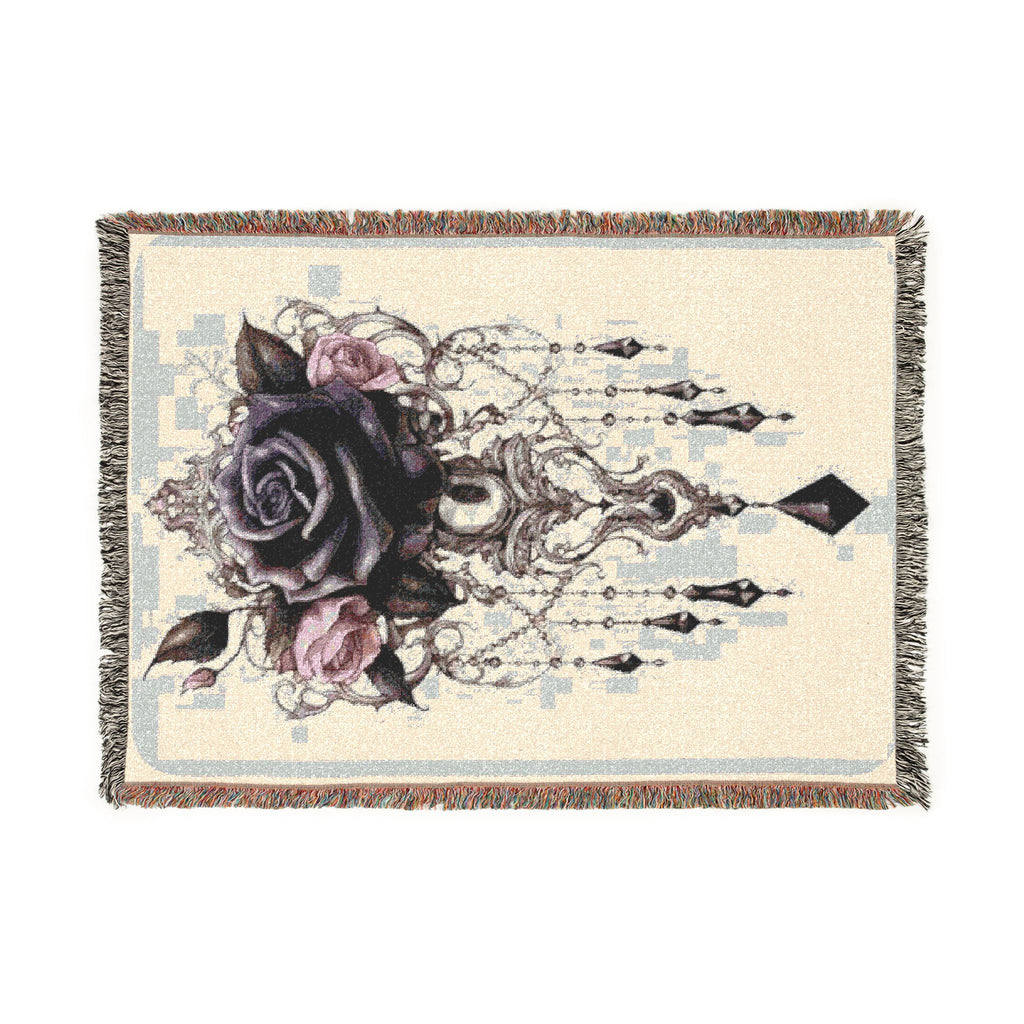 Rose Woven Blanket