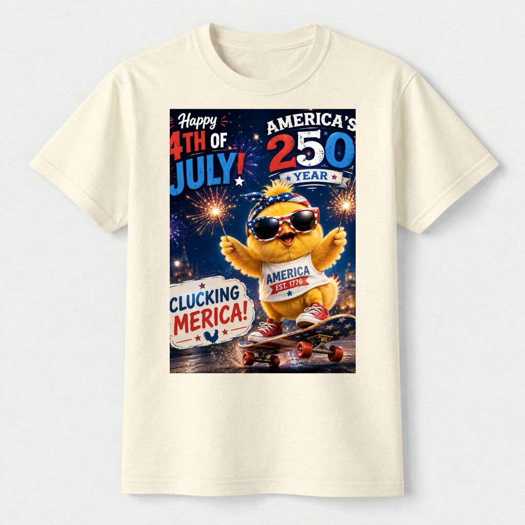 Chicken, 250 USA Unisex Heavyweight T-Shirt