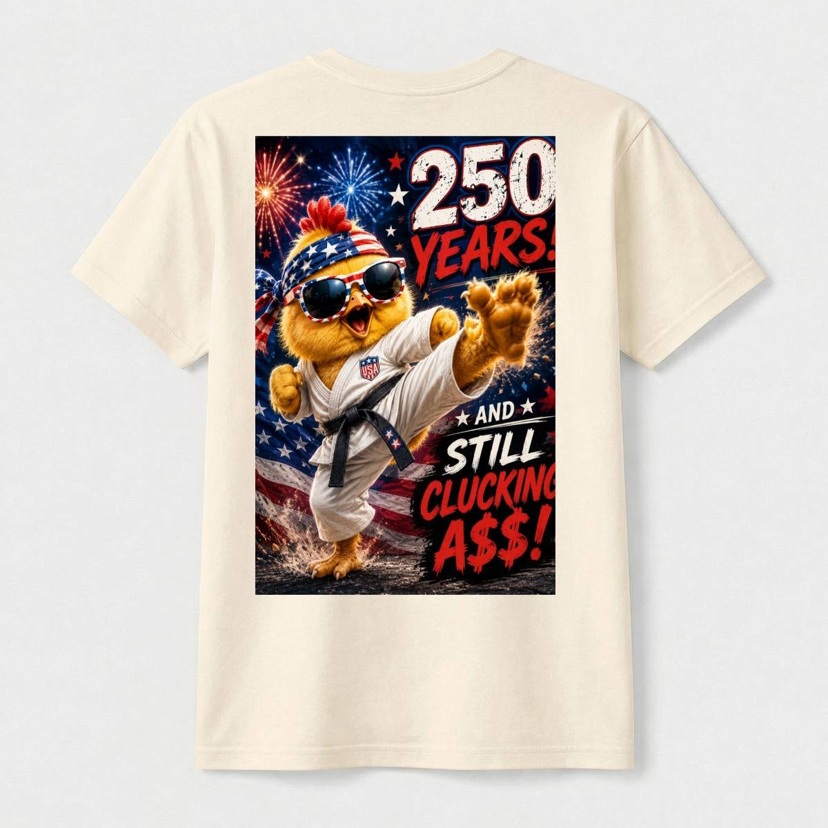 Chicken, 250 USA Unisex Heavyweight T-Shirt
