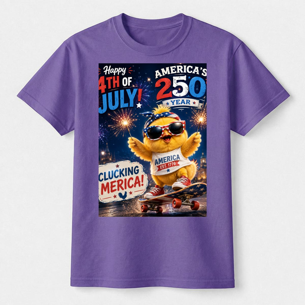 Chicken, 250 USA Unisex Heavyweight T-Shirt