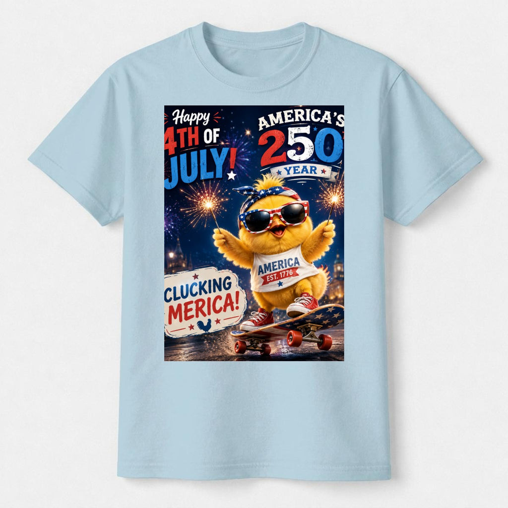 Chicken, 250 USA Unisex Heavyweight T-Shirt
