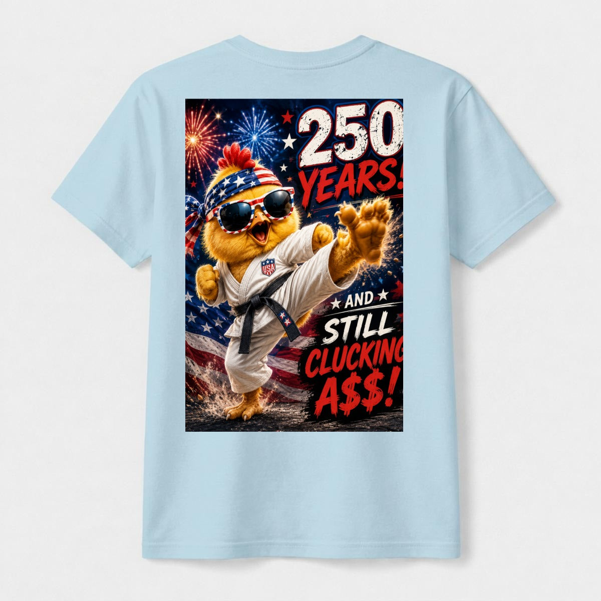 Chicken, 250 USA Unisex Heavyweight T-Shirt
