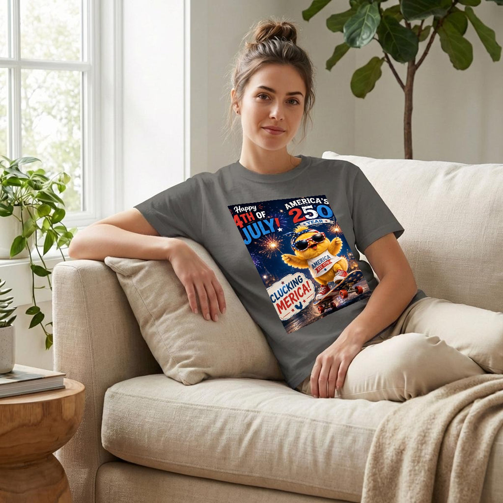 Chicken, 250 USA Unisex Heavyweight T-Shirt