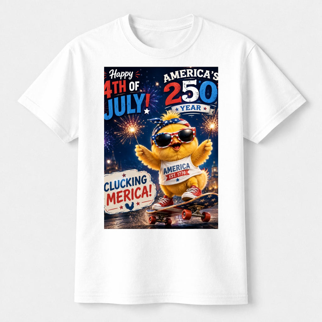 Chicken, 250 USA Unisex Heavyweight T-Shirt