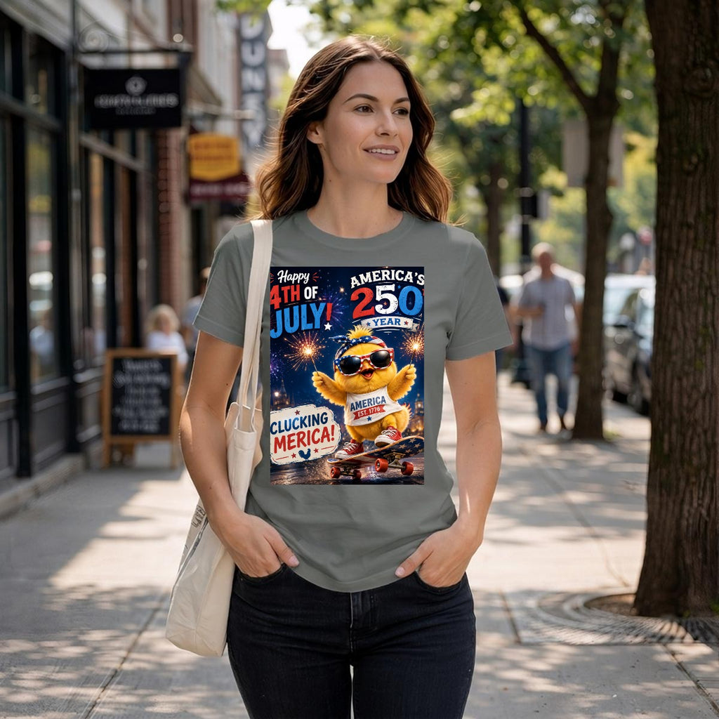 Chicken, 250 USA Unisex Heavyweight T-Shirt