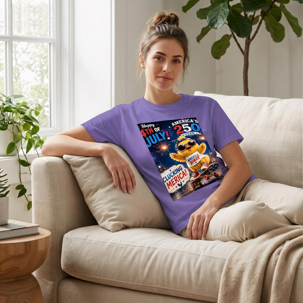 Chicken, 250 USA Unisex Heavyweight T-Shirt