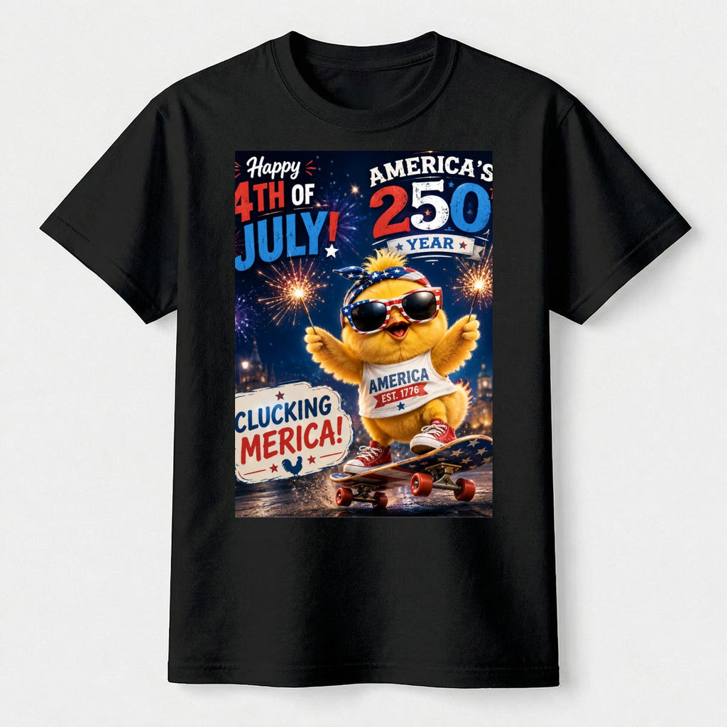 Chicken, 250 USA Unisex Heavyweight T-Shirt