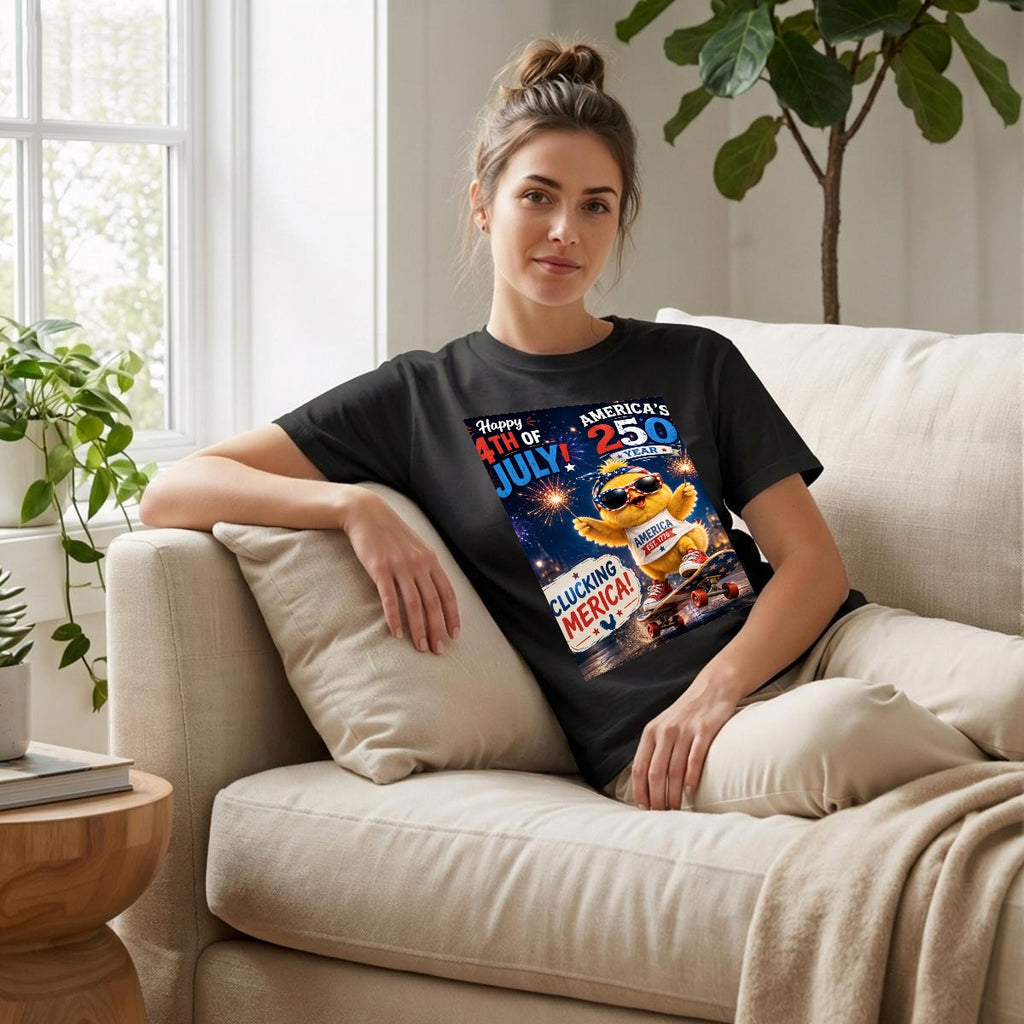 Chicken, 250 USA Unisex Heavyweight T-Shirt