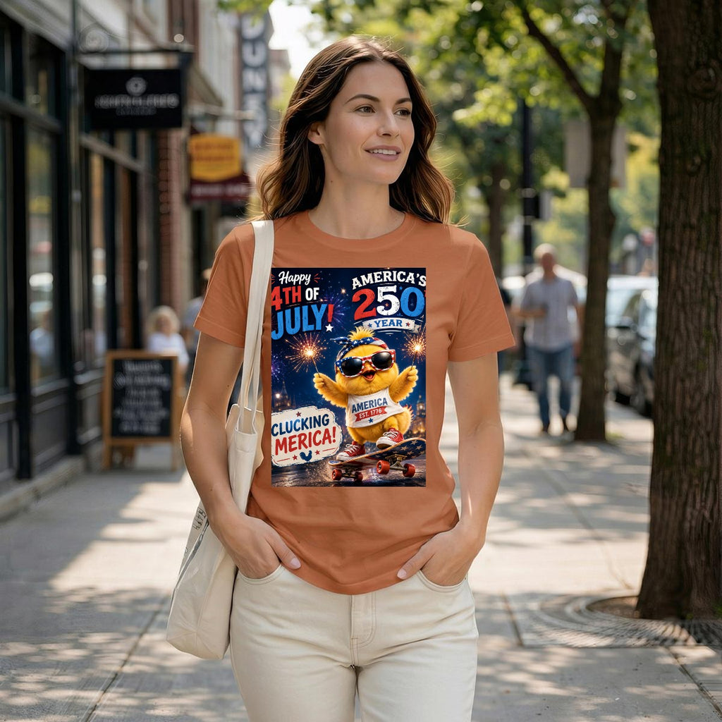 Chicken, 250 USA Unisex Heavyweight T-Shirt
