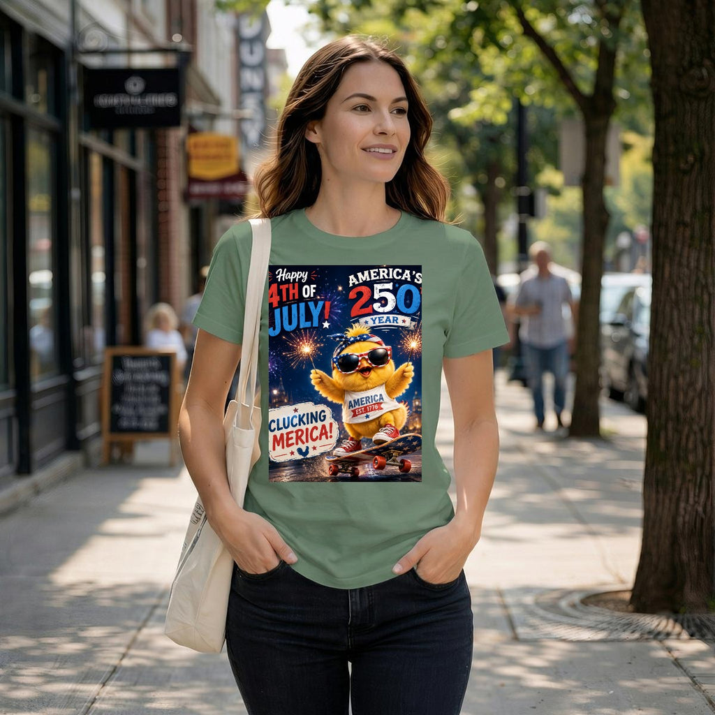 Chicken, 250 USA Unisex Heavyweight T-Shirt