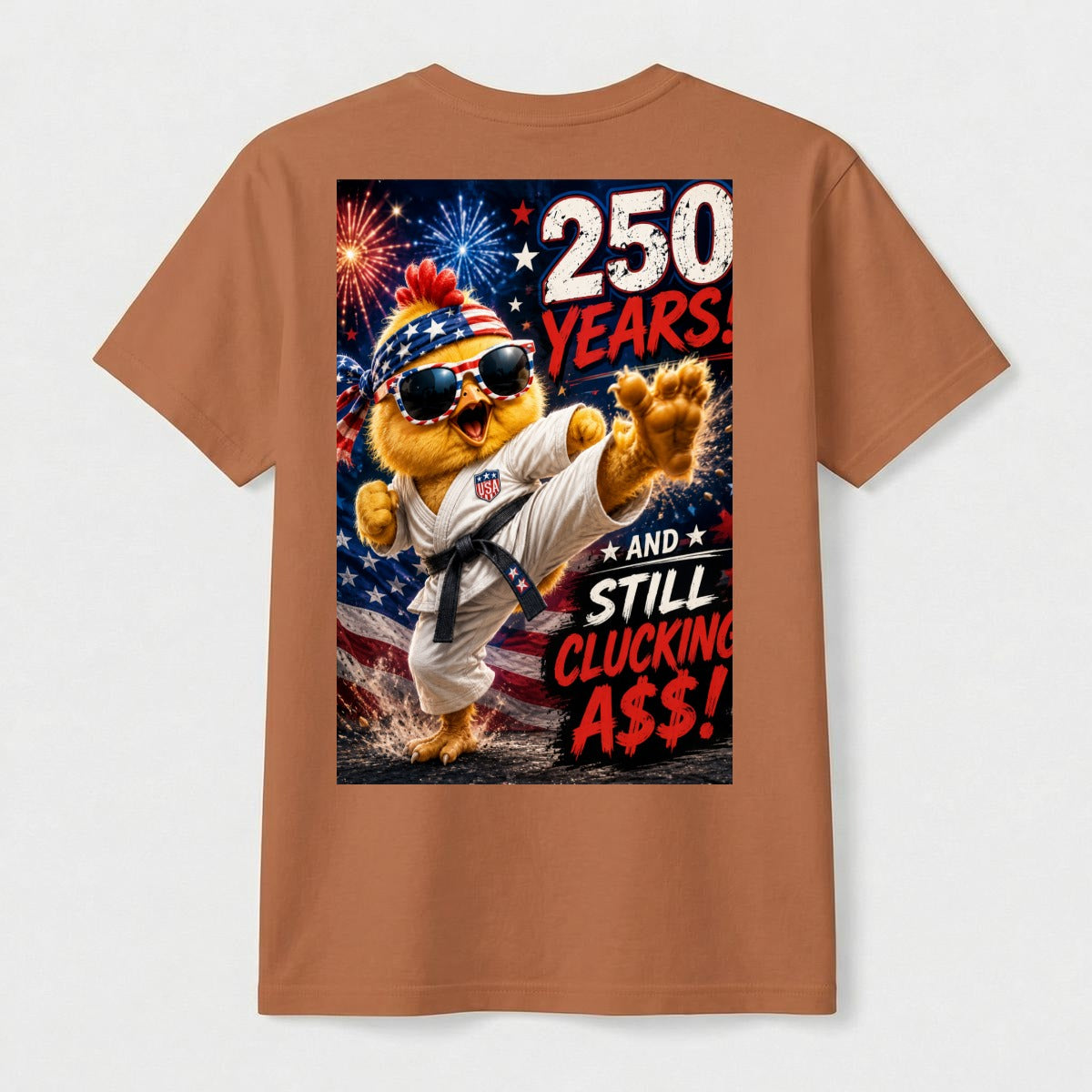 Chicken, 250 USA Unisex Heavyweight T-Shirt