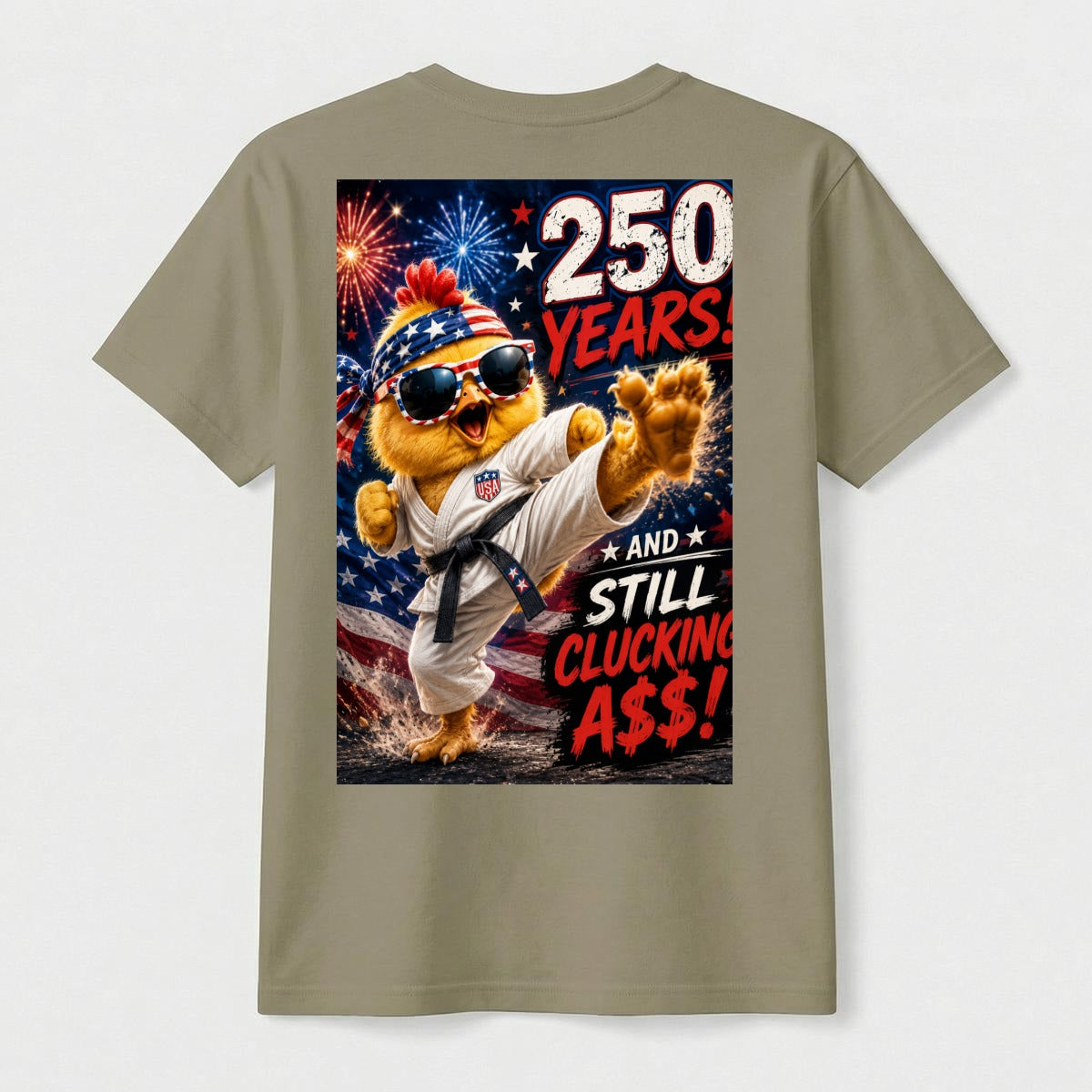 Chicken, 250 USA Unisex Heavyweight T-Shirt