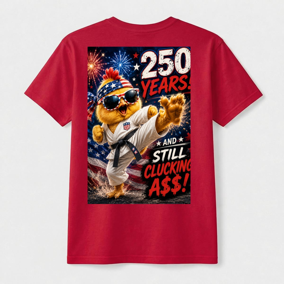 Chicken, 250 USA Unisex Heavyweight T-Shirt