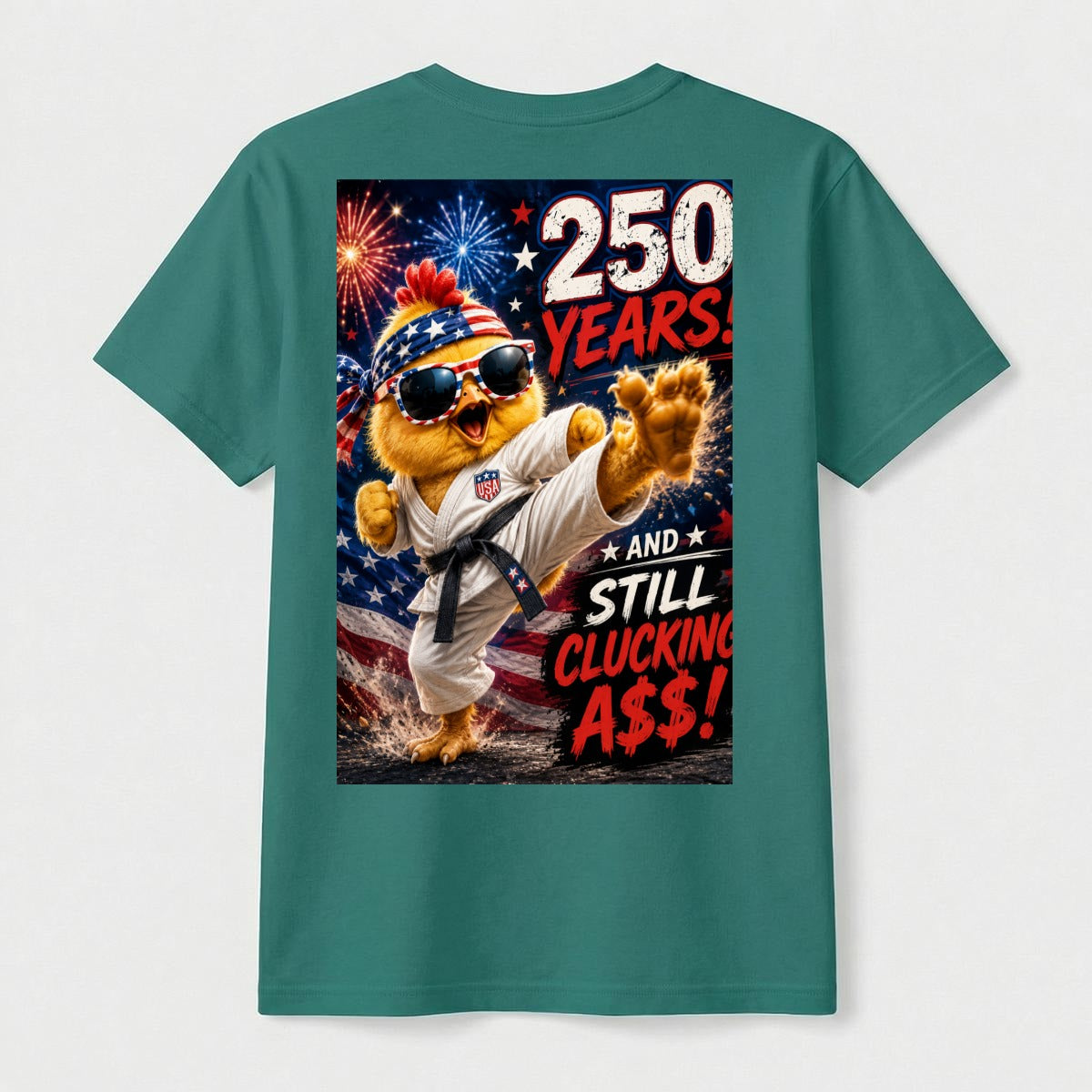 Chicken, 250 USA Unisex Heavyweight T-Shirt