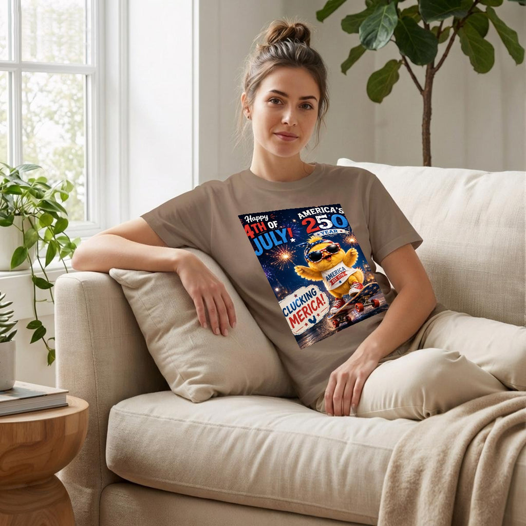 Chicken, 250 USA Unisex Heavyweight T-Shirt