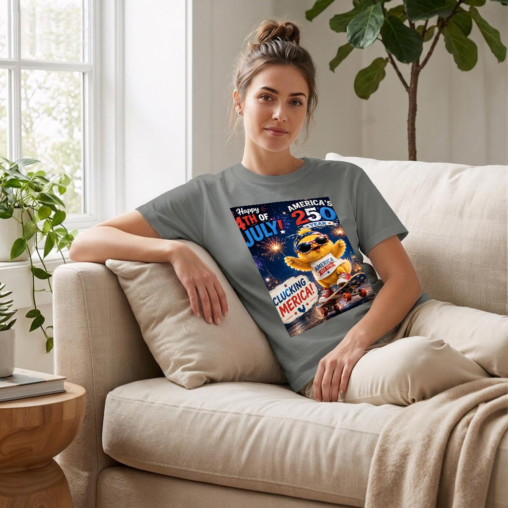 Chicken, 250 USA Unisex Heavyweight T-Shirt