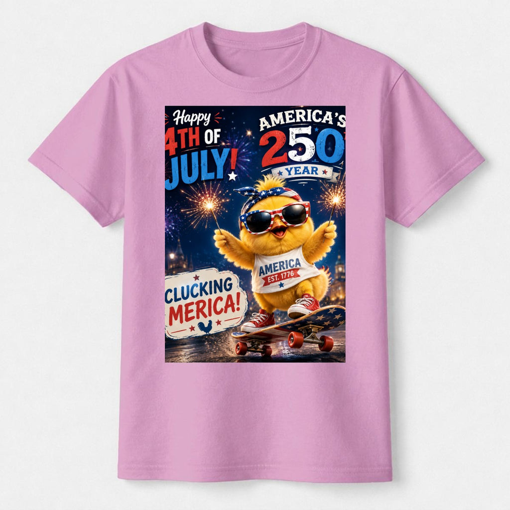 Chicken, 250 USA Unisex Heavyweight T-Shirt