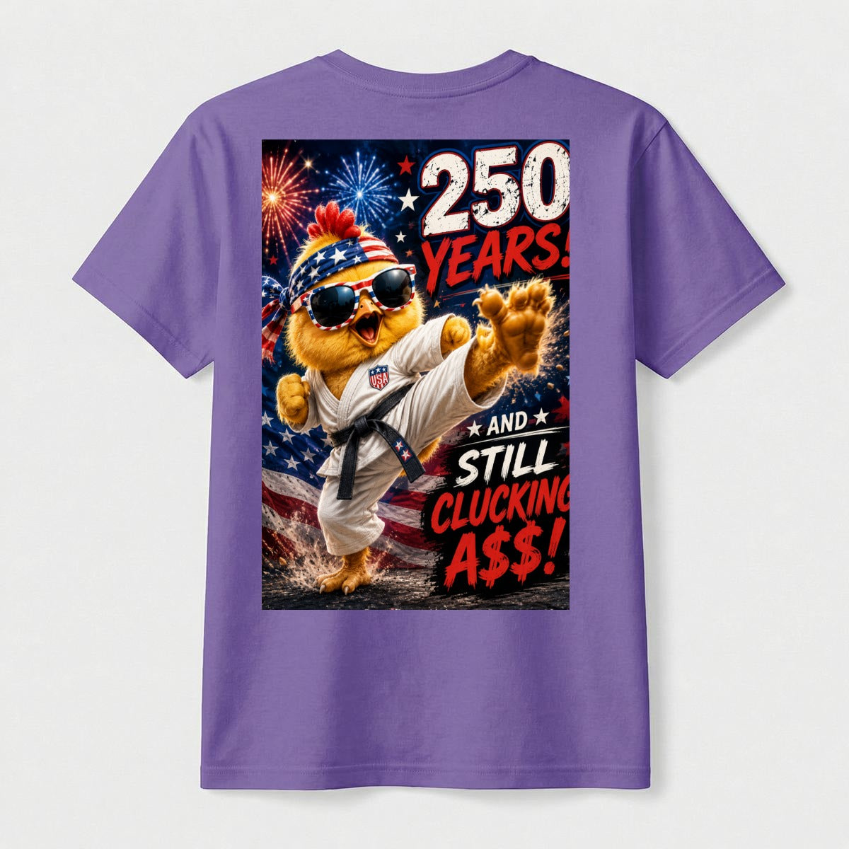 Chicken, 250 USA Unisex Heavyweight T-Shirt