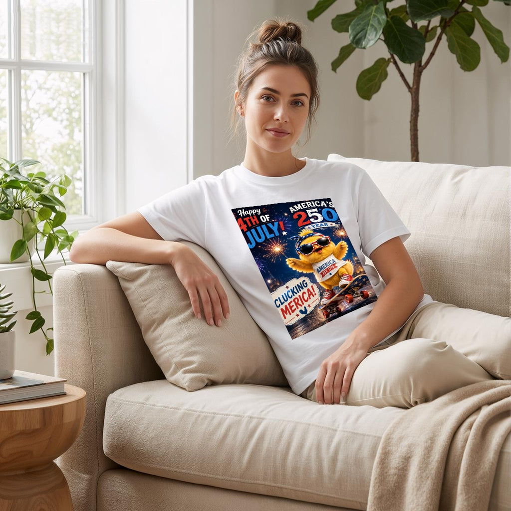Chicken, 250 USA Unisex Heavyweight T-Shirt
